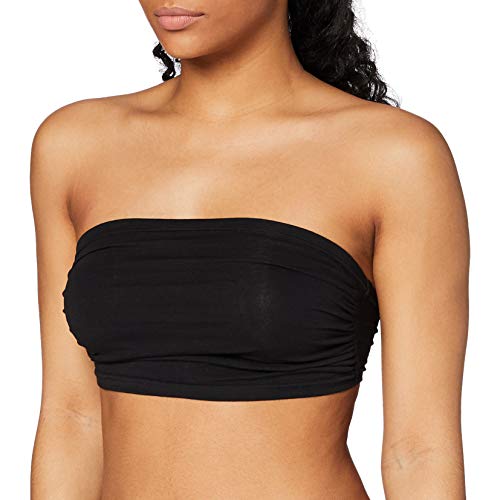 Urban Classics Damen Sport T-Shirt Ladies Bandeau schwarz (Black) X-Small von Urban Classics