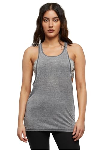 Urban Classics Damen Ladies Loose Burnout Tanktop, Darkgrey, XS, TB456 von Urban Classics