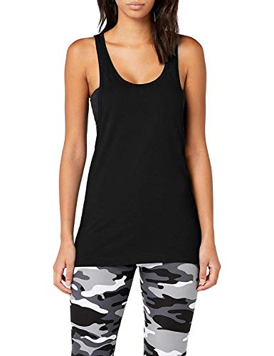 Urban Classics Damen Ladies Loose Tanktop Sport T Shirt, Schwarz, L EU von Urban Classics