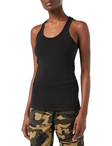 Urban Classics Damen Jersey Tanktop voor Dames Sport Tank Top, Schwarz (Black 7), S EU von Urban Classics