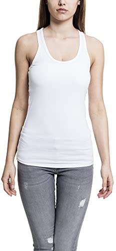 Urban Classics Damen Jersey Tanktop voor Dames Sport Tank Top, Weiß (White 220), M EU von Urban Classics