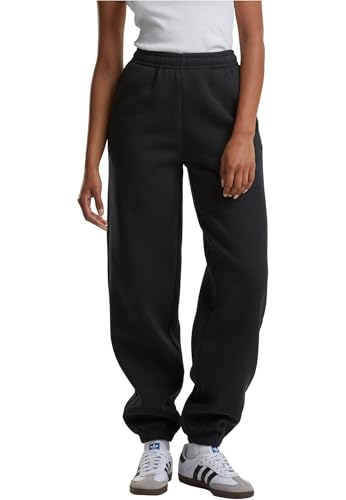 Urban Classics Ladies Fluffy Sweatpants Black, XXL von Urban Classics
