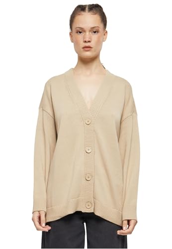 Urban Classics Damen Strickjacke Ladies Big Oversized Cardigan wetsand XXL von Urban Classics