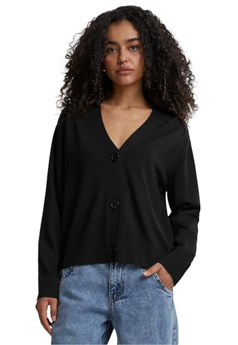 Urban Classics Damen Strickjacke Ladies Knitted Cardigan, lässige Strickjacke mit Knopfverschluss, Damen Cardigan in Regular Fit von Urban Classics