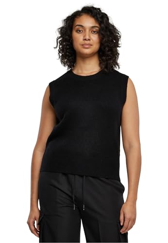 Urban Classics Damen TB6078-Ladies Knit Slipover Sweatshirt, Black, XL von Urban Classics
