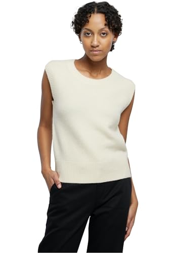 Urban Classics Damen TB6078-Ladies Knit Slipover Sweatshirt, Sand, L von Urban Classics