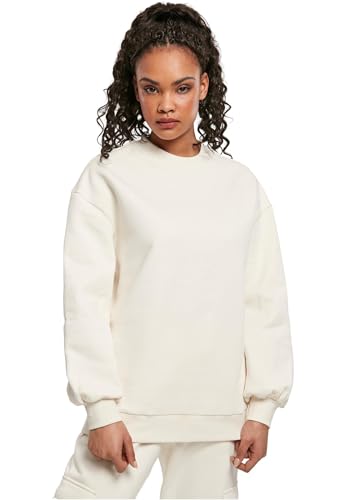 Urban Classics Damen Sweatshirt Ladies Organic Oversized Crew whitesand 5XL von Urban Classics