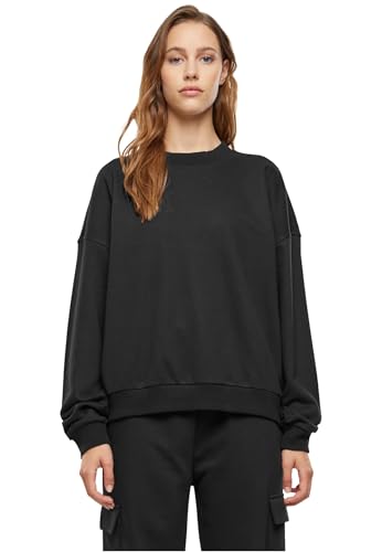 Urban Classics Damen Sweatshirt Ladies Oversized Light Terry Crewneck, lässiger Pullover für Frauen, Oversized Fit von Urban Classics