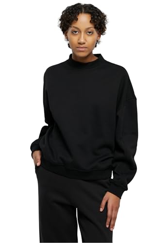 Urban Classics Damen TB6087-Ladies Oversized Organic Crewneck Sweatshirt, Black, 4XL von Urban Classics