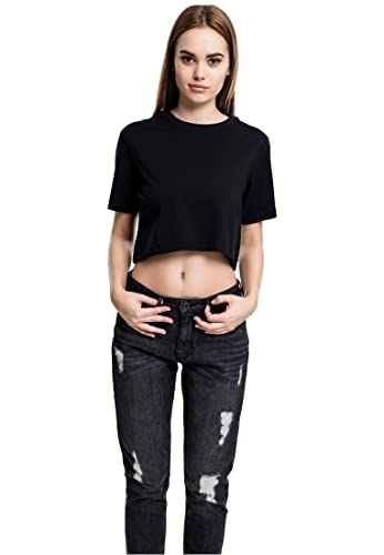 Urban Classics Damen T-Shirt, Regular Fit, Schwarz, S von Urban Classics