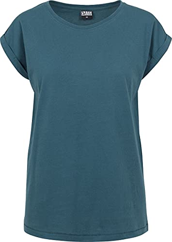 Urban Classics Damen T-Shirt, Regular Fit, Teal, XS Urban Classics Damen T-Shirt, Regular Fit, Teal, XS von Urban Classics