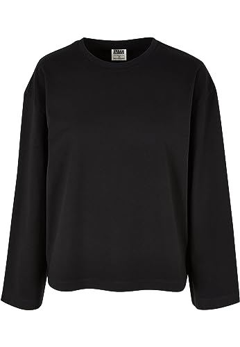 Urban Classics Damen TB6063-Ladies Organic Oversized Longsleeve T-Shirt, Black, 4XL von Urban Classics