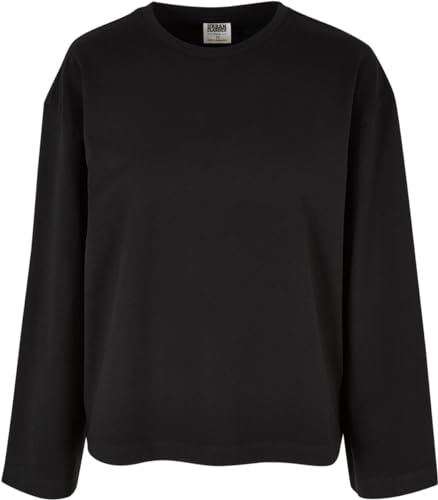 Urban Classics Damen TB6063-Ladies Organic Oversized Longsleeve T-Shirt, Black, M von Urban Classics
