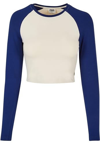 Urban Classics Damen T-Shirt Whitesand/Spaceblue S von Urban Classics