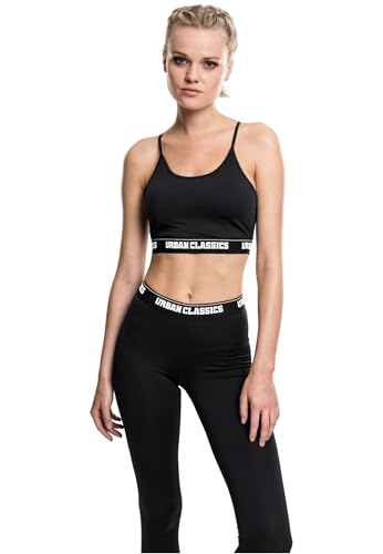 Urban Classics Damen Ladies Bra Sport-BH, Schwarz (Black 7), 75B(HerstellergröÃŸe: XS) , Sport-BH von Urban Classics