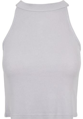 Urban Classics Damen Ladies Rib Turtleneck Cropped Top Top, per Pack Grau (Grey 00111), Small (Herstellergröße: S) von Urban Classics