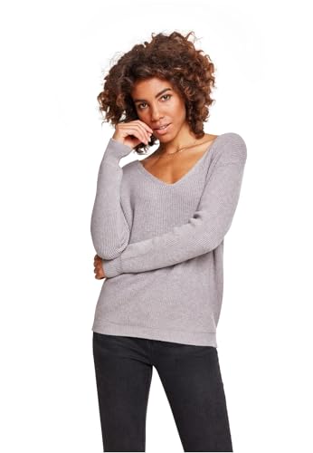 Urban Classics Damen Ladies Back Lace Up Sweater Sweatshirt, per Pack Grau (Grey 00111), Small (Herstellergröße: S) von Urban Classics
