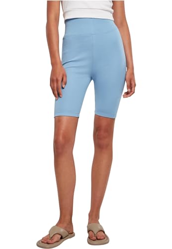 Urban Classics Damen Shorts Ladies High Waist Cycle Shorts horizonblue XXL von Urban Classics