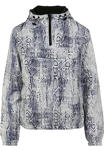 Urban Classics Damen Animal Print Windbreaker Überziehjacke, Snake, Größe XS von Urban Classics
