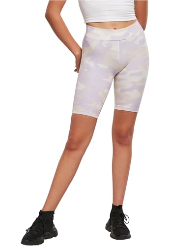 Urban Classics Damen Radlerhose Ladies High Waist Camo Tech Cycle Shorts, Farbe lilaccamo, Größe XL Urban Classics Damen Radlerhose Ladies High Waist Camo Tech Cycle Shorts, Farbe lilaccamo, Größe XL von Urban Classics