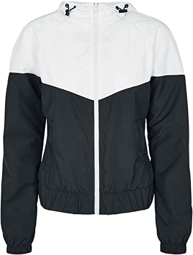 Urban Classics Damen TB3638-Ladies Arrow Windbreaker Windjacke, White/Black, 3XL Urban Classics Damen TB3638-Ladies Arrow Windbreaker Windjacke, White/Black, 3XL von Urban Classics