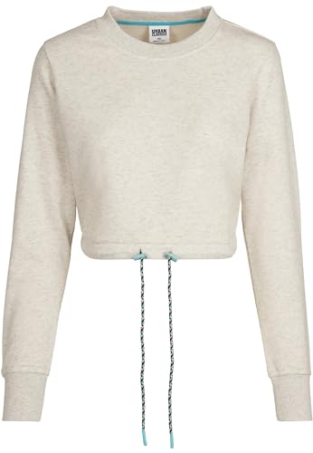 Urban Classics Ladies Oversized Cropped Crewneck lightgrey XL von Urban Classics