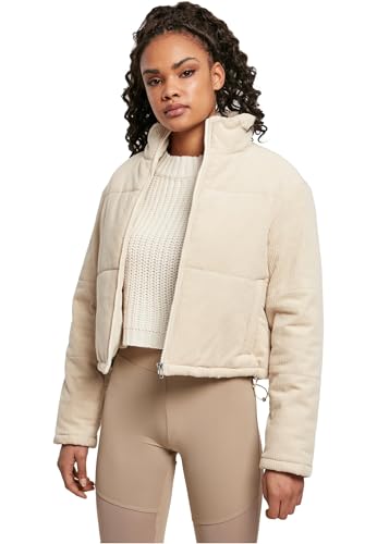 Urban Classics Damen TB3769-Ladies Corduroy Puffer Jacket Jacke, whitesand, XXL Urban Classics Damen TB3769-Ladies Corduroy Puffer Jacket Jacke, whitesand, XXL von Urban Classics