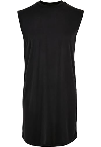 Urban Classics Ladies Modal Padded Shoulder Tank Dress, Black, 3XL von Urban Classics