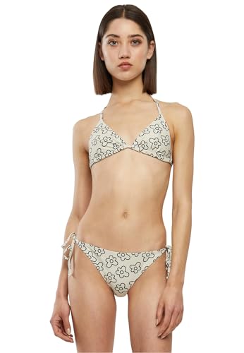 Urban Classics Damen Bikini Ladies Triangle Pattern Bikini blackflower M von Urban Classics