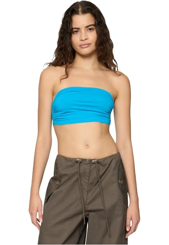 Urban Classics Damen Ladies Bandeau Top 3-Pack Turquoise+Turquoise+Turquoise, S von Urban Classics