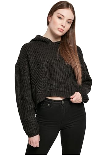 Urban Classics Damen Kapuzenpullover Ladies Oversized Hoody Sweater Black 4XL von Urban Classics