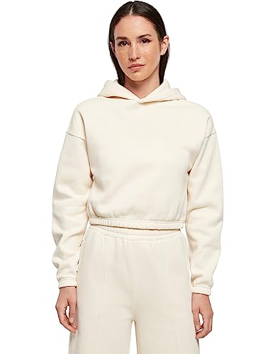 Urban Classics Damen Kapuzenpullover Ladies Short Oversized Sweat Hoody whitesand 5XL von Urban Classics