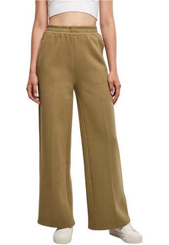 Urban Classics Damen Jogginghose Ladies Straight Pin Tuck Sweat Pants tiniolive XS von Urban Classics