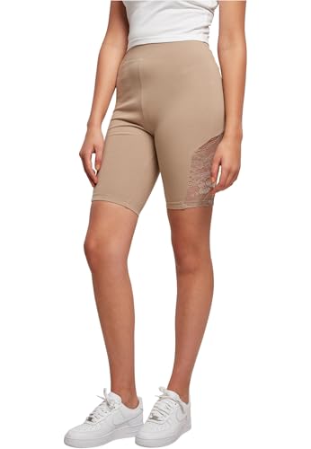Urban Classics Damen Radlerhose Ladies High Waist Lace Inset Cycle Shorts, Farbe softtaupe, Größe 4XL Urban Classics Damen Radlerhose Ladies High Waist Lace Inset Cycle Shorts, Farbe softtaupe, Größe 4XL von Urban Classics