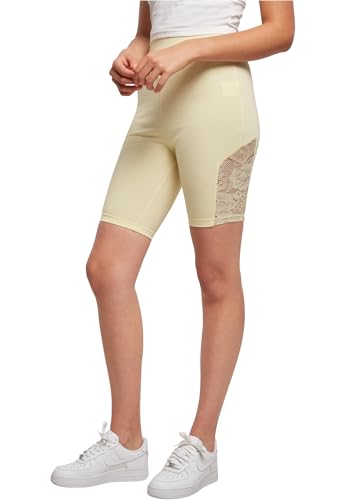 Urban Classics Damen Radlerhose Ladies High Waist Lace Inset Cycle Shorts, Farbe softyellow, Größe 4XL Urban Classics Damen Radlerhose Ladies High Waist Lace Inset Cycle Shorts, Farbe softyellow, Größe 4XL von Urban Classics