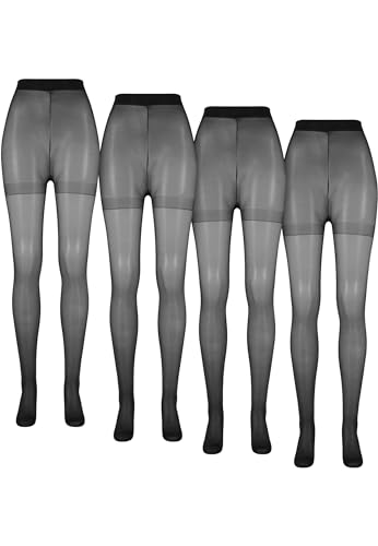 Urban Classics Damen Strumpfhosen 30 Denier Tights 4-Pack Black S/M Urban Classics Damen Strumpfhosen 30 Denier Tights 4-Pack Black S/M von Urban Classics