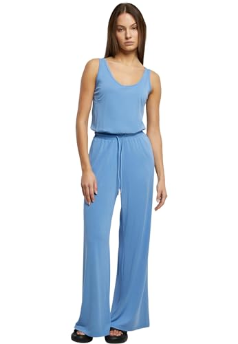Urban Classics Damen Jumpsuit Ladies Long Sleevless Modal Jumpsuit horizonblue 3XL von Urban Classics