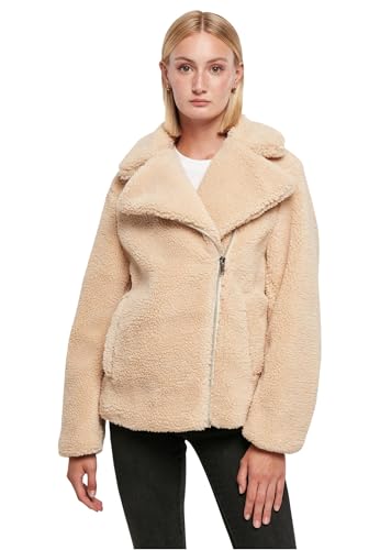 Urban Classics Damen TB5433-Ladies Sherpa Biker Jacket Jacke, unionbeige, 5XL Urban Classics Damen TB5433-Ladies Sherpa Biker Jacket Jacke, unionbeige, 5XL von Urban Classics