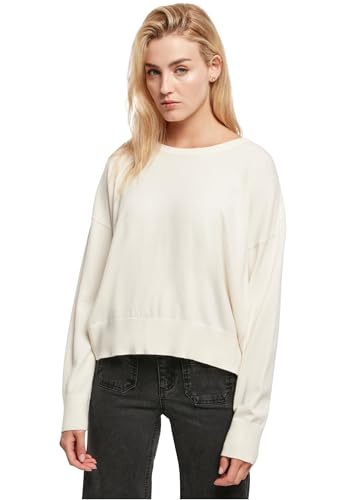 Urban Classics Damen Sweatshirt Ladies EcoVero Oversized Basic Sweater whitesand XL von Urban Classics