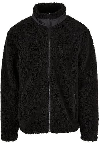 Urban Classics Basic Sherpa Jacke Veste pour Homme schwarz L von Urban Classics