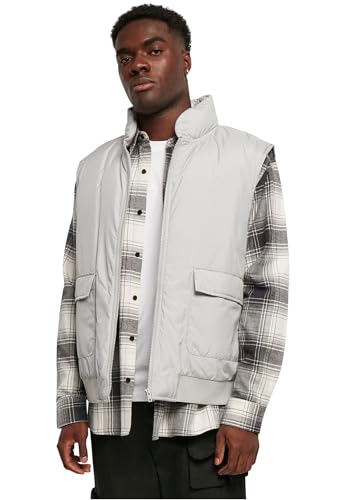 Urban Classics Herren Weste Clean Puffer Vest lightasphalt XL Urban Classics Herren Weste Clean Puffer Vest lightasphalt XL von Urban Classics