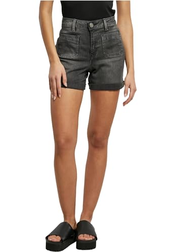 Urban Classics Damen Shorts Ladies Vintage Denim Shorts Black Washed 34 Urban Classics Damen Shorts Ladies Vintage Denim Shorts Black Washed 34 von Urban Classics