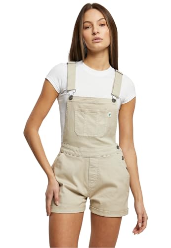 Urban Classics Damen TB5990-Ladies Organic Short Dungaree T-Shirt, Offwhite raw, L Urban Classics Damen TB5990-Ladies Organic Short Dungaree T-Shirt, Offwhite raw, L von Urban Classics