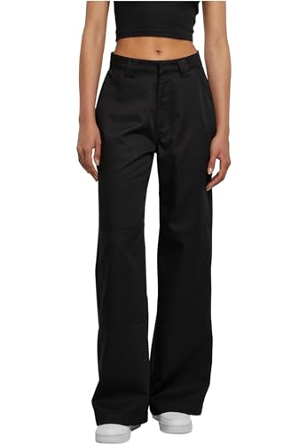 Urban Classics Damen Hose Ladies Straight Leg Workwear Pants Black 27 Urban Classics Damen Hose Ladies Straight Leg Workwear Pants Black 27 von Urban Classics