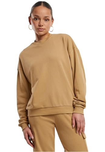 Urban Classics Damen Sweatshirt Ladies Oversized Light Terry Crewneck, lässiger Pullover für Frauen, Oversized Fit von Urban Classics