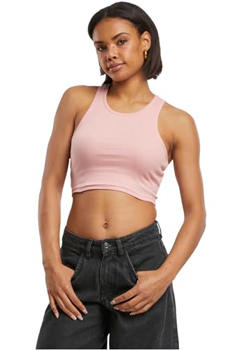 Urban Classics Damen Top Cropped Rib Top, Geripptes Top für Frauen, kurz geschnitten, Slim Fit, erhältlich in vielen Farbvarianten, Größen XS-5XL von Urban Classics