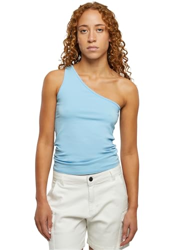 Urban Classics Damen Top Ladies Asymmetric Top balticblue XXL von Urban Classics