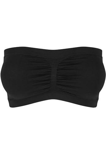 Urban Classics Damen Top Ladies Pads Bandeau, Trägerloser Bandeau für Frauen mit integrierten Brust-Pads, erhältlich in vielen Farbvarianten, Größen XS-XL von Urban Classics