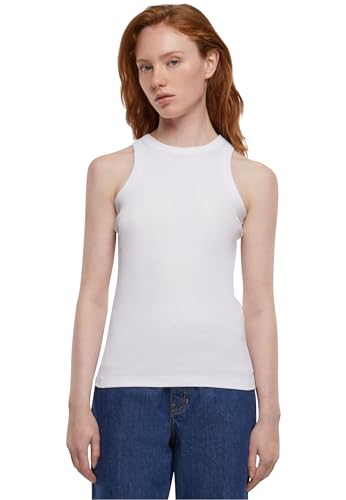 Urban Classics Damen Top Ladies Racer Back Rib Top, Geripptes Frauen Top mit Racerback, Baumwolle, erhältlich, Größen XS-5XL Urban Classics Damen Top Ladies Racer Back Rib Top, Geripptes Frauen Top mit Racerback, Baumwolle, erhältlich, Größen XS-5XL von Urban Classics