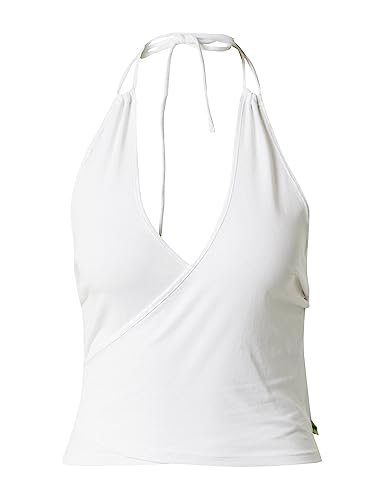 Urban Classics Damen TB5974-Ladies Short Wraped Neckholder Top Trägershirt/Cami Shirt, White, XS von Urban Classics